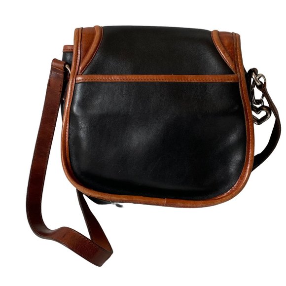 Brighton purse brown black crossbody purse heart charm - Picture 5 of 12